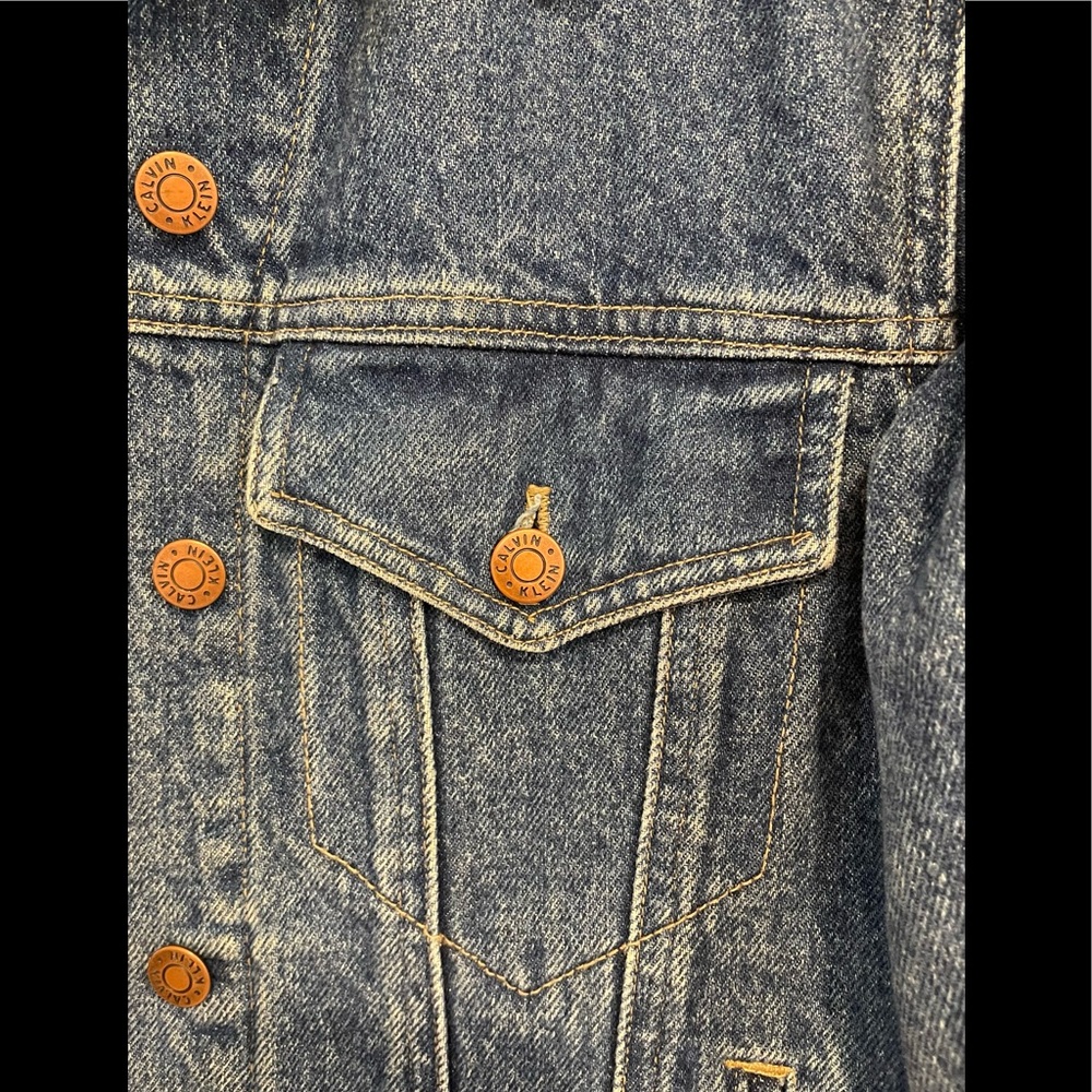 Calvin Klein woman’s jean jacket size P - Picture 5 of 5